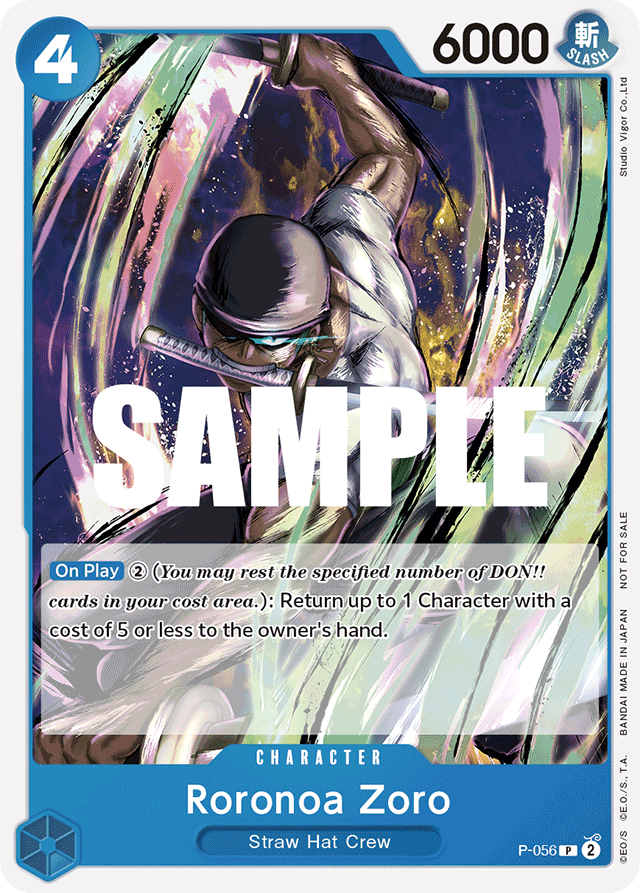 Roronoa Zoro — Promos