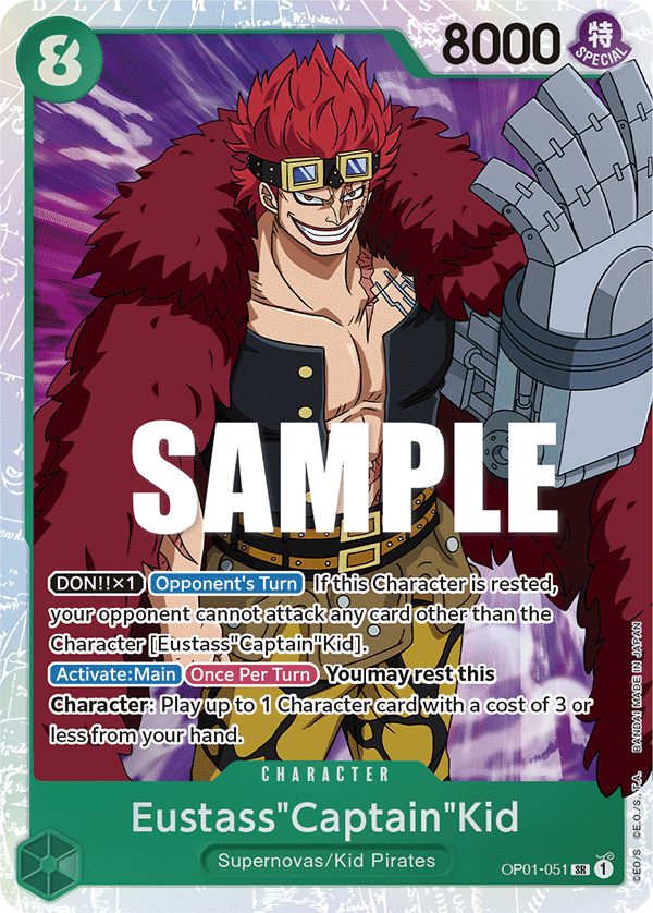 Eustass"Captain"Kid PRB-01 OP01-051