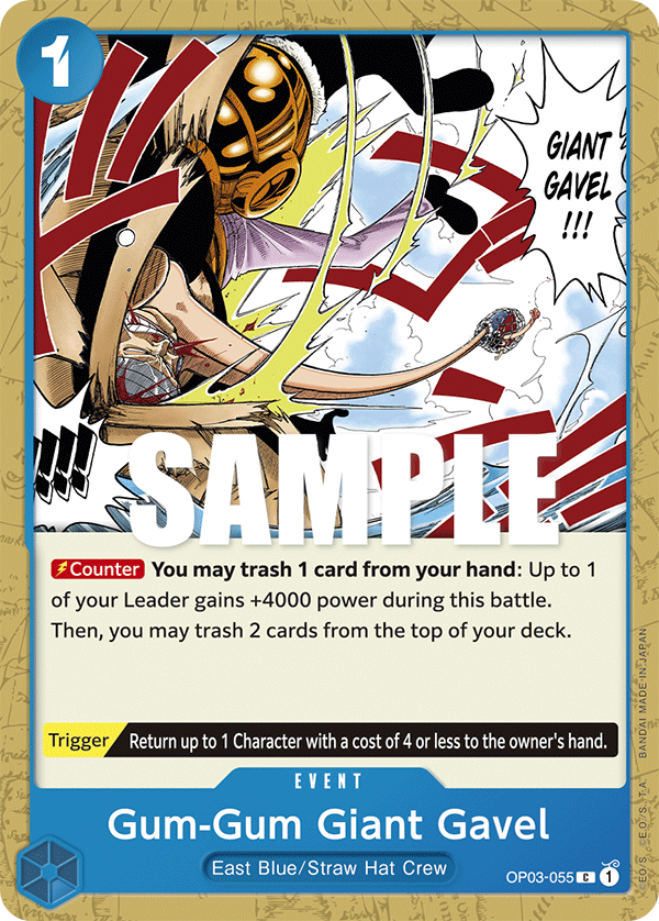 Gum-Gum Giant Gavel PRB-01 OP03-055