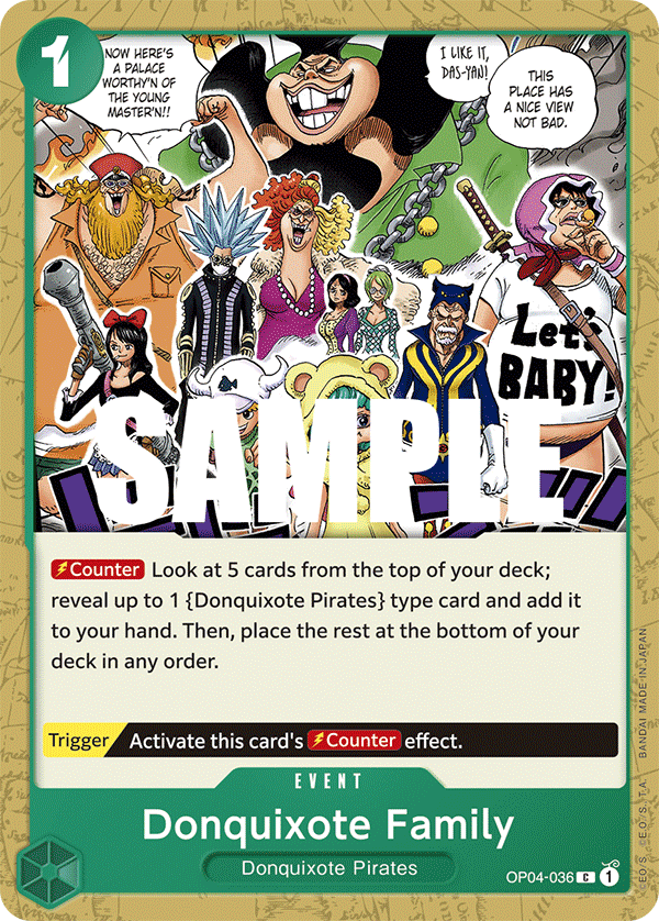 Donquixote Family PRB-01 OP04-036