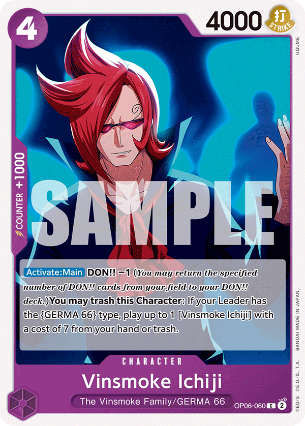 Vinsmoke Ichiji PRB-01 OP06-060