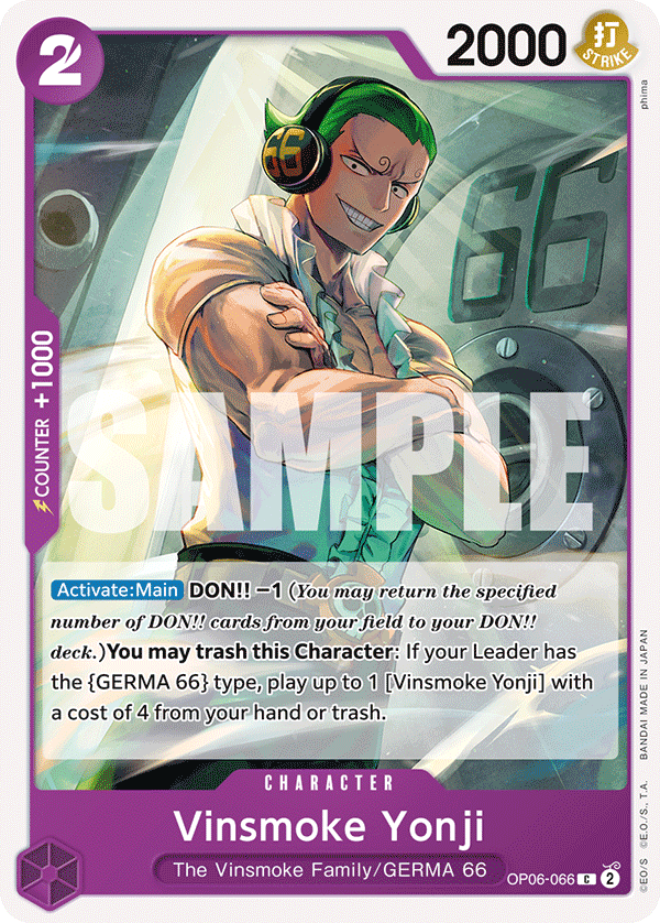 Vinsmoke Yonji PRB-01 OP06-066