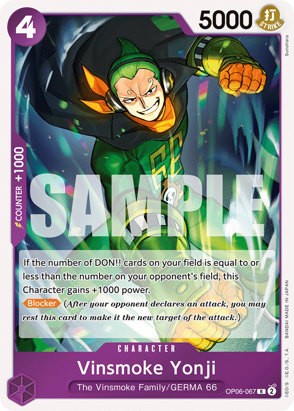 Vinsmoke Yonji PRB-01 OP06-067