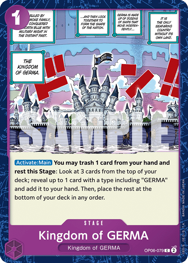 Kingdom of GERMA PRB-01 OP06-079