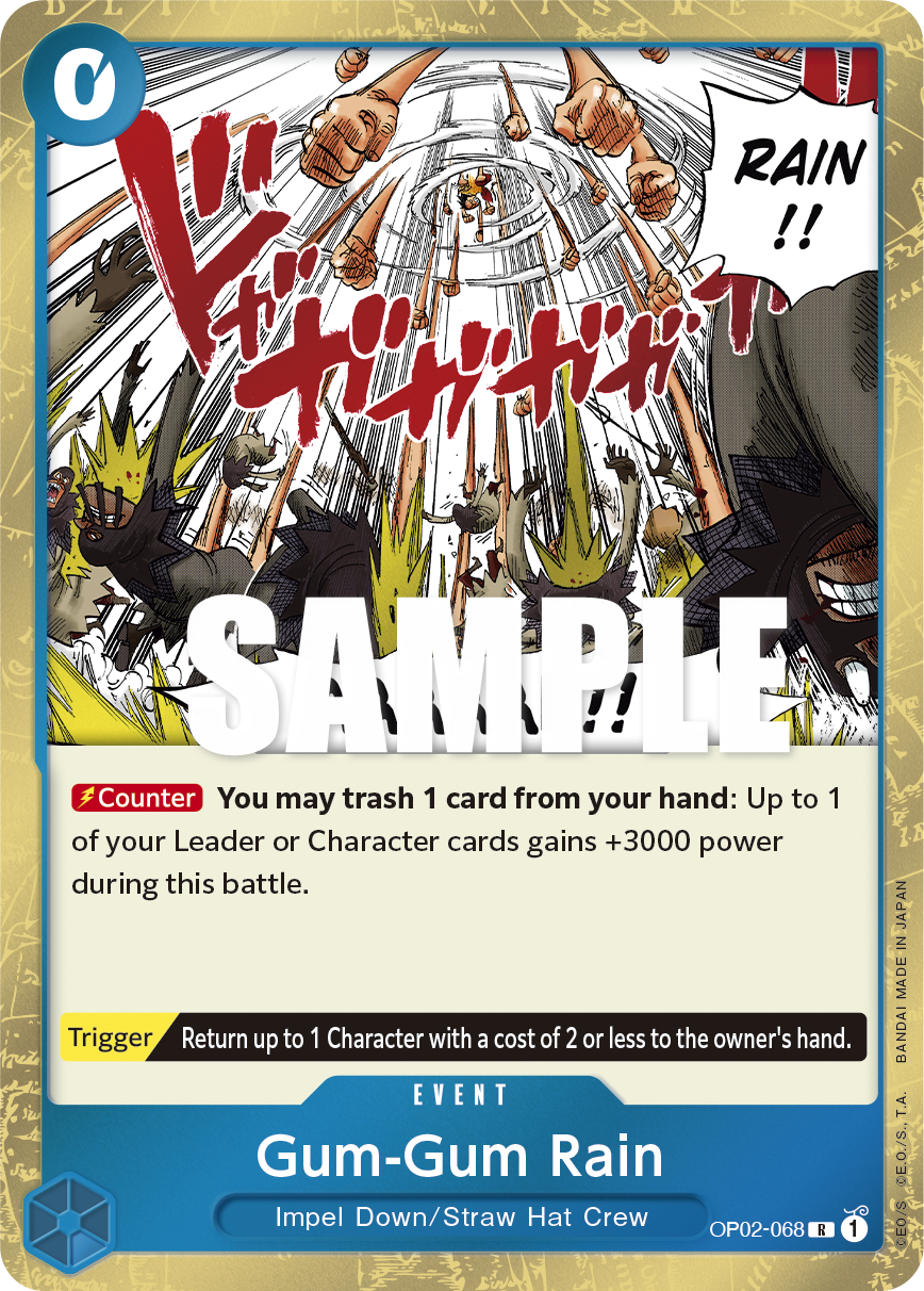 Gum-Gum Rain PRB-02 OP02-068