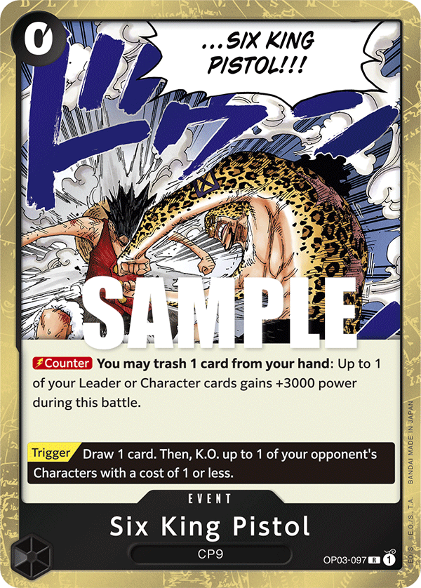 Six King Pistol PRB-02 OP03-097