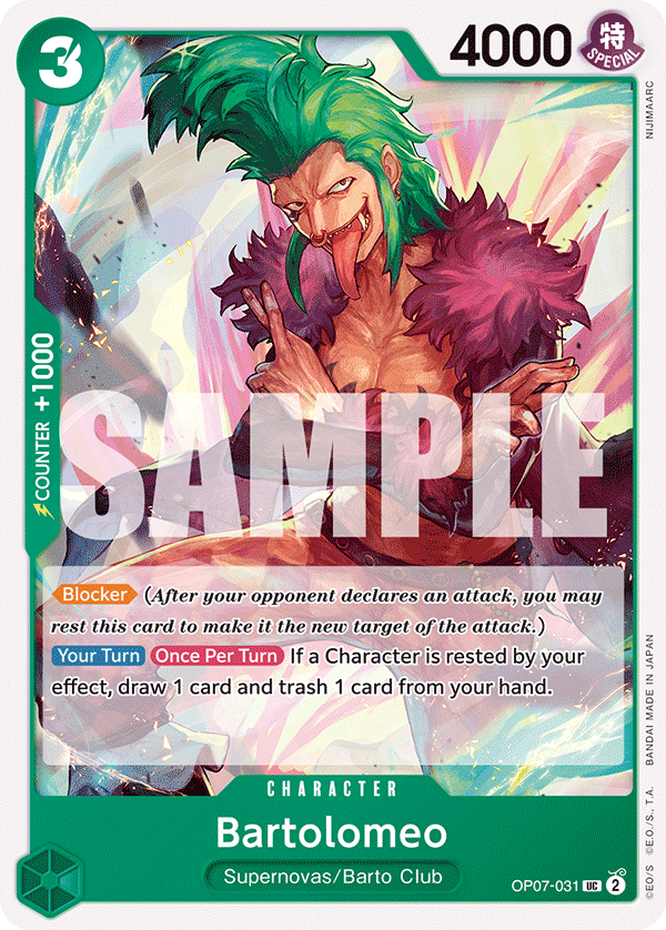 Bartolomeo PRB-02 OP07-031