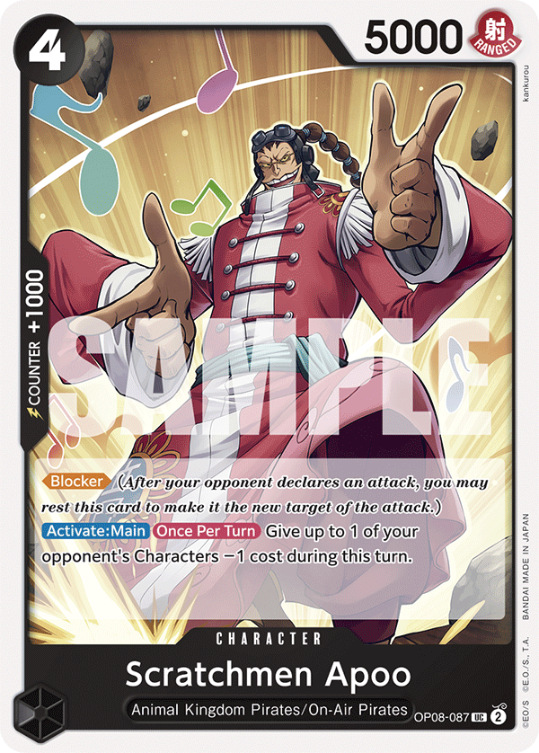 Scratchmen Apoo PRB-02 OP08-087