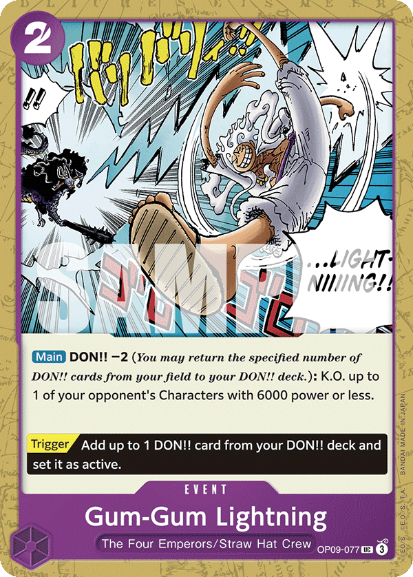 Gum-Gum Lightning PRB-02 OP09-077