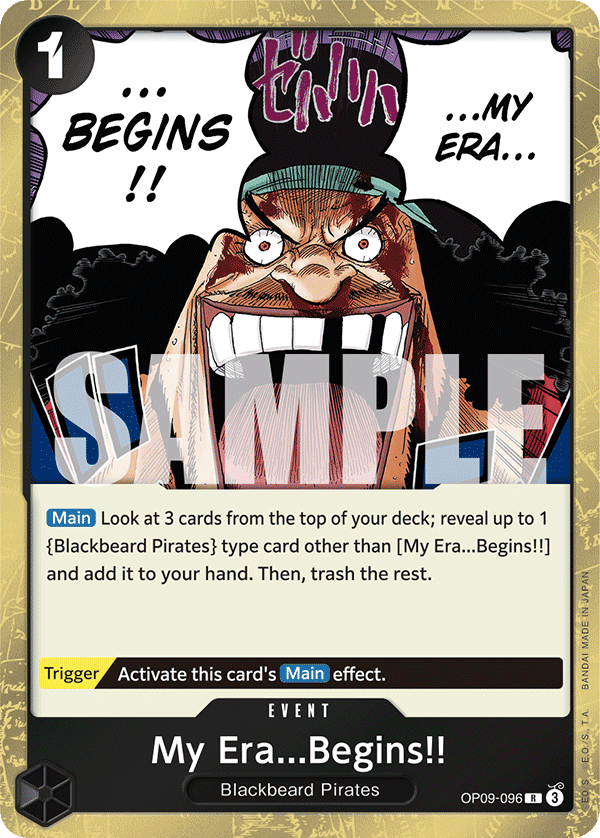 My Era...Begins!! PRB-02 OP09-096