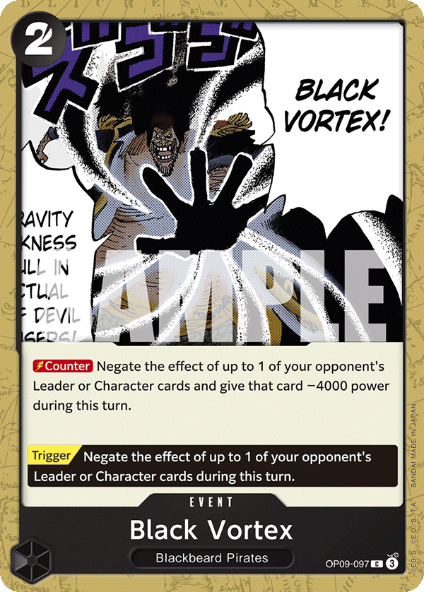 Black Vortex PRB-02 OP09-097