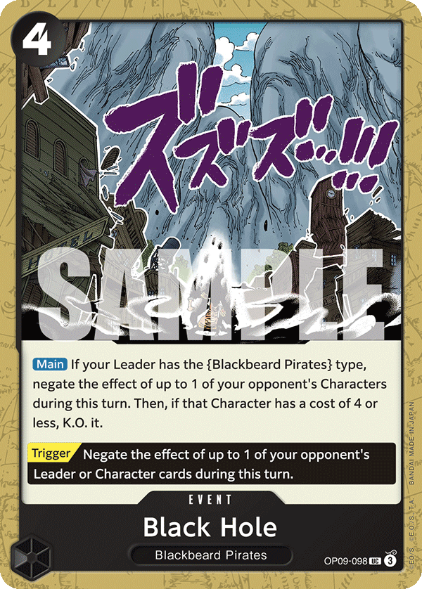 Black Hole PRB-02 OP09-098