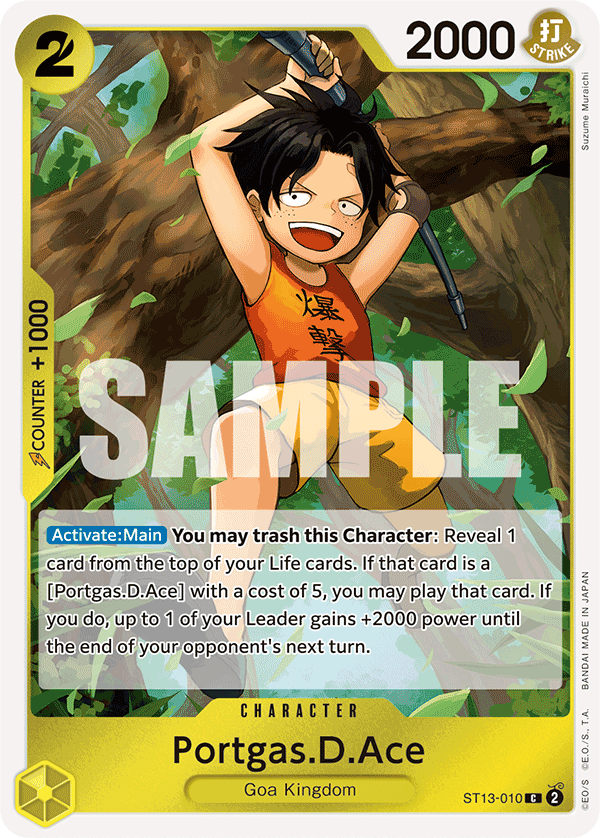 Portgas.D.Ace PRB-02 ST13-010