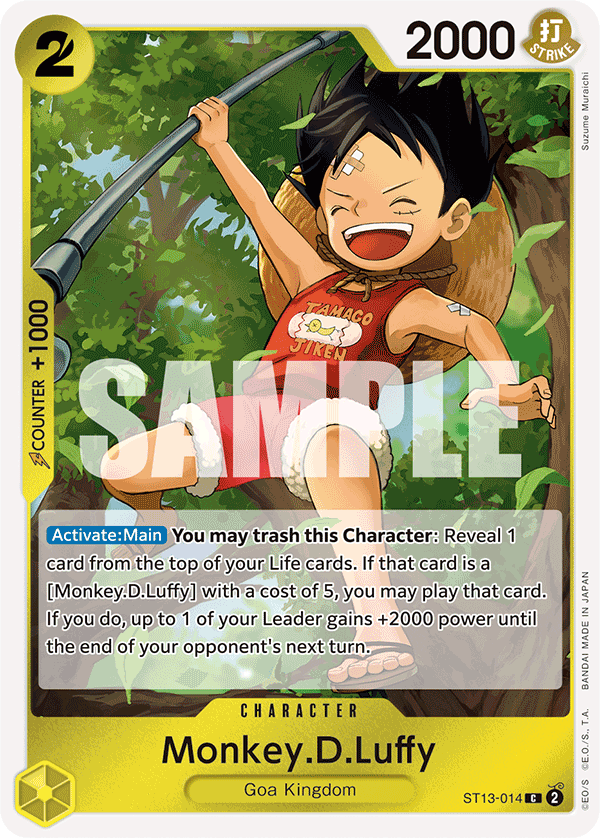 Monkey.D.Luffy PRB-02 ST13-014