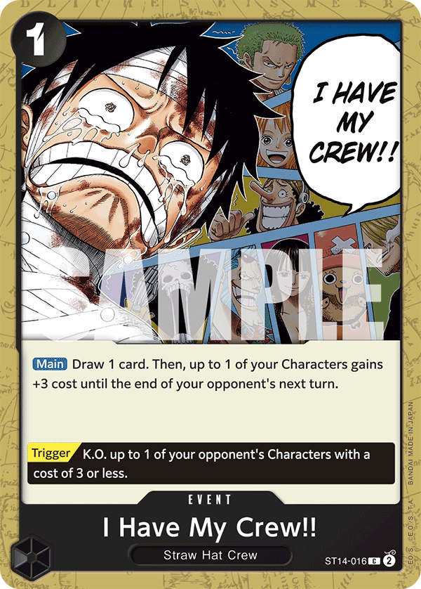 I Have My Crew!! PRB-02 ST14-016