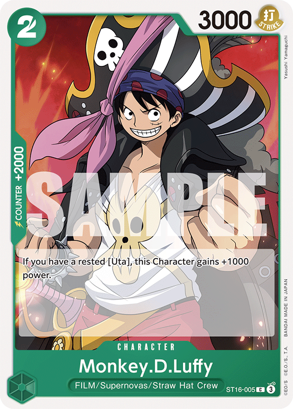 Monkey.D.Luffy PRB-02 ST16-005