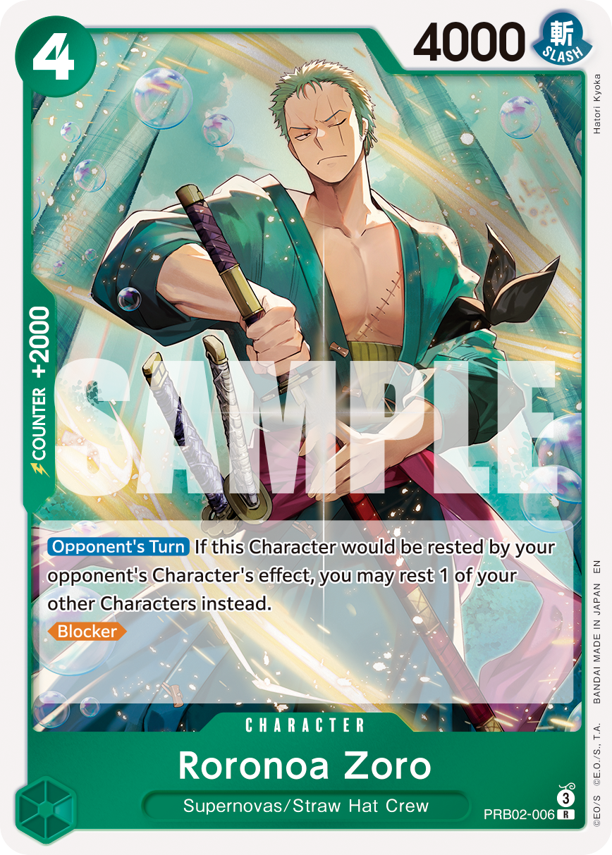 Roronoa Zoro PRB-02 PRB02-006