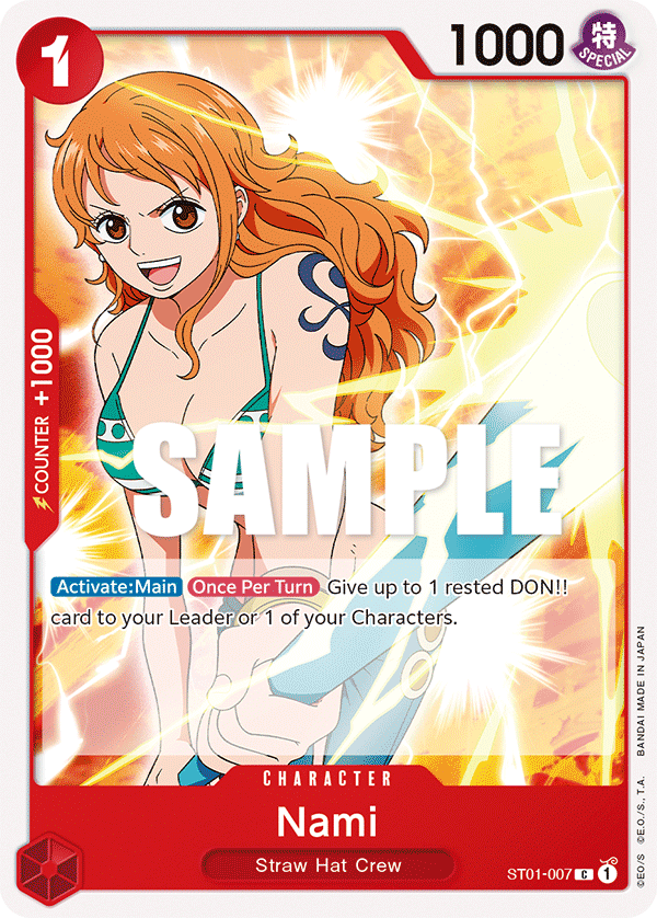 Nami #ST01-007 — Straw Hat Crew - ST-01