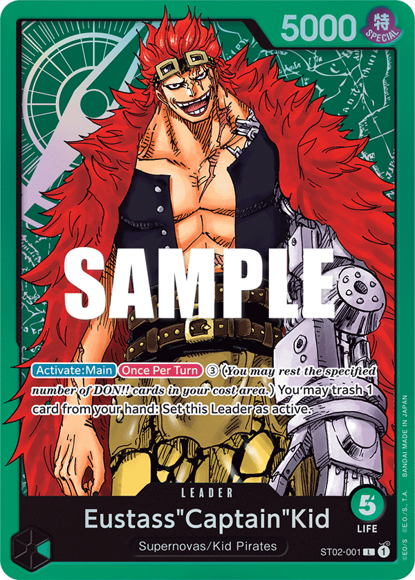 Eustass"Captain"Kid ST-02 ST02-001