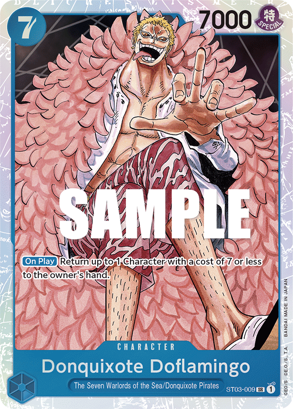 Donquixote Doflamingo #ST03-009 — The Seven Warlords of the Sea - ST-03