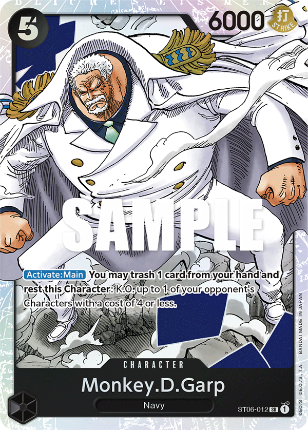 Monkey.D.Garp #ST06-012 — Absolute Justice - ST-06