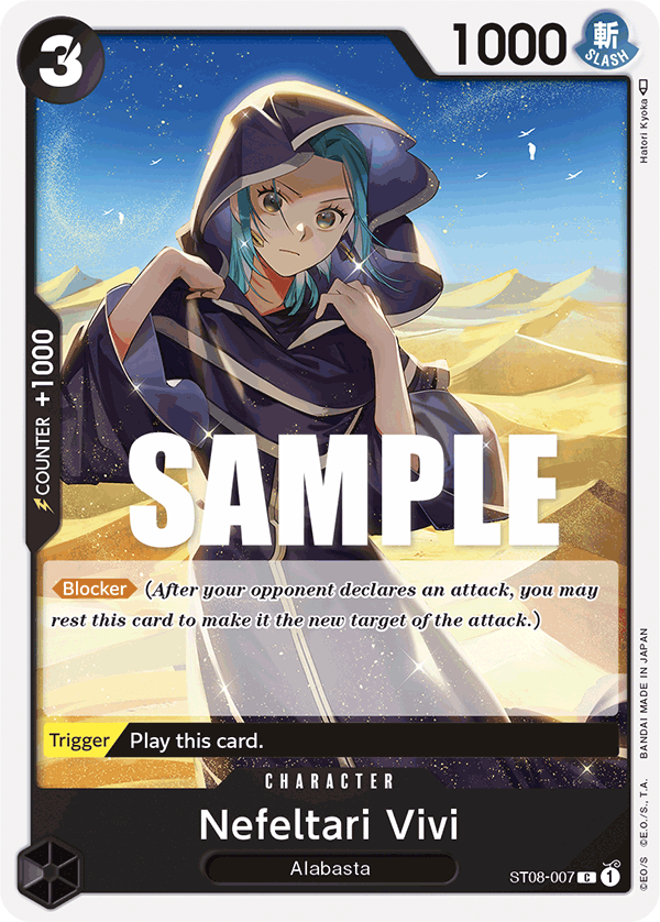 Nefeltari Vivi #ST08-007 — Monkey D. Luffy - ST-08