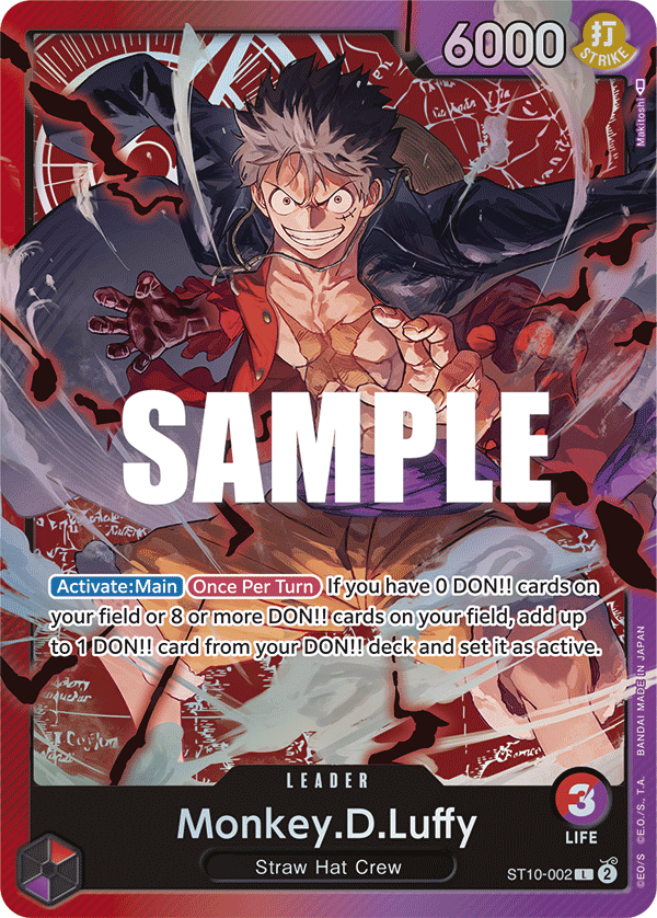 Monkey.D.Luffy — The Three Captains - ST-10