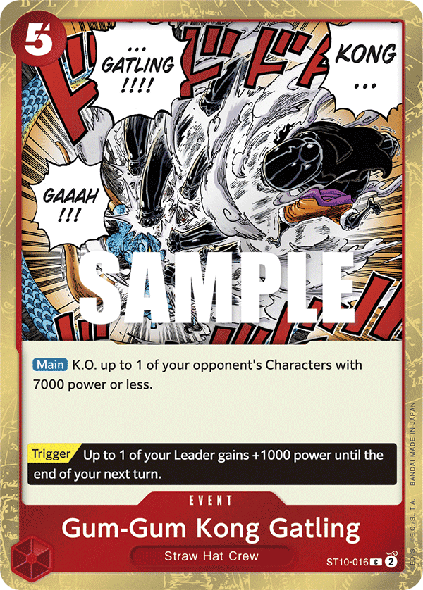 Gum-Gum Kong Gatling ST-10 ST10-016