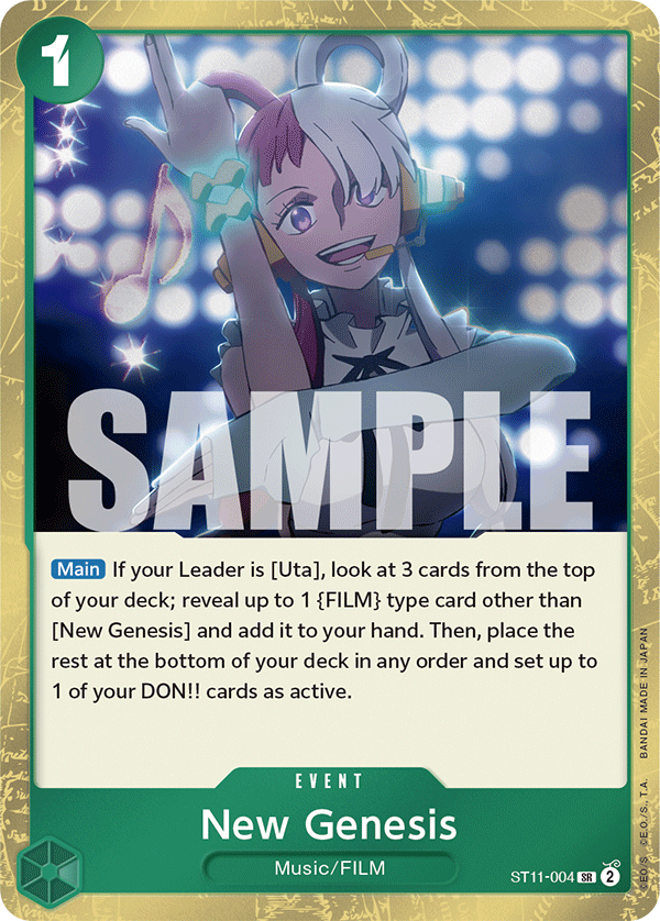 New Genesis #ST11-004 — Uta - ST-11