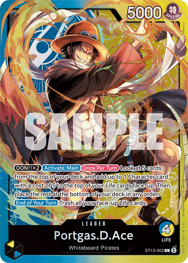Portgas.D.Ace #ST13-002 — The Three Brothers - ST-13