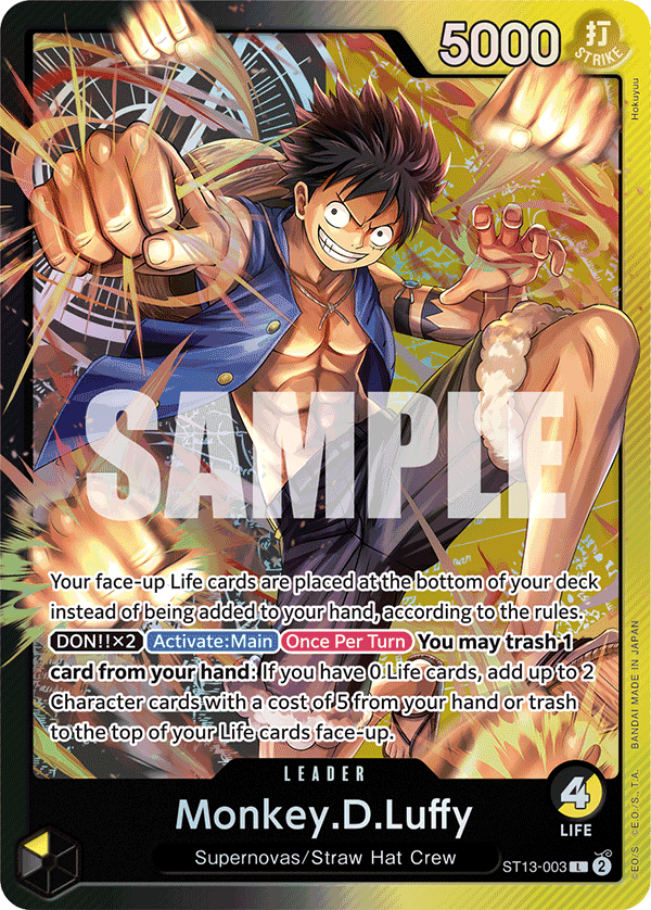 Monkey.D.Luffy #ST13-003 — The Three Brothers - ST-13