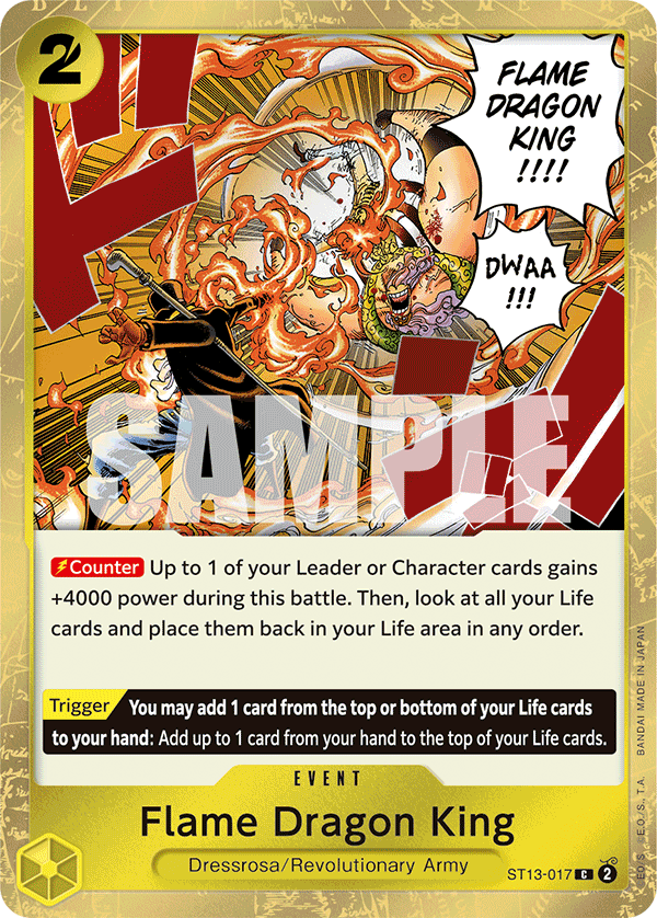 Flame Dragon King ST-13 ST13-017