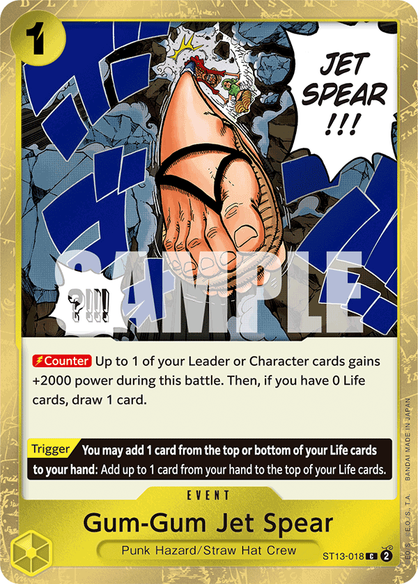 Gum-Gum Jet Spear ST-13 ST13-018