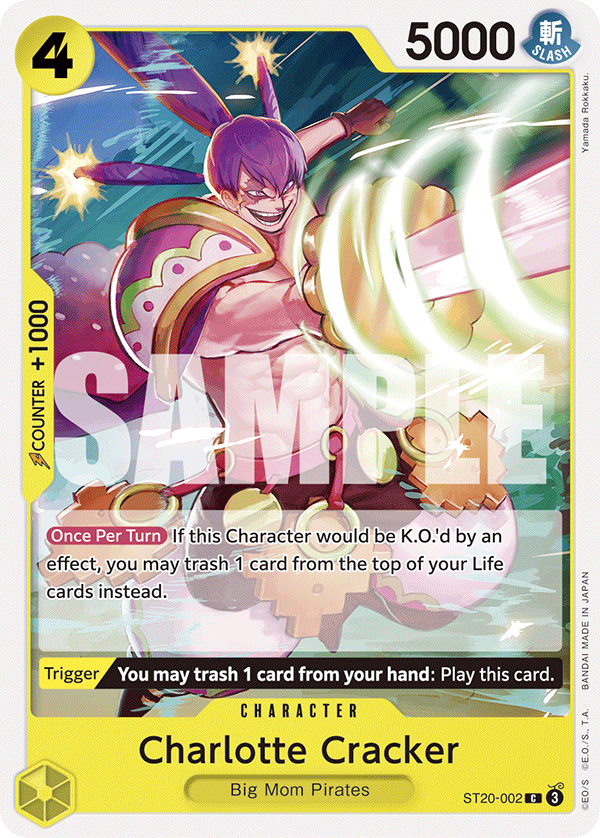 Charlotte Cracker #ST20-002 — Yellow Charlotte Katakuri - ST-20