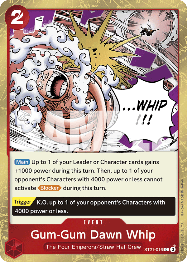 Gum-Gum Dawn Whip ST-21 ST21-016