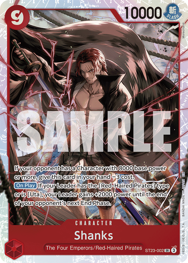 Shanks #ST23-002 — RED Shanks - ST-23