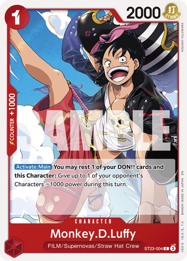 Monkey.D.Luffy — RED Shanks - ST-23
