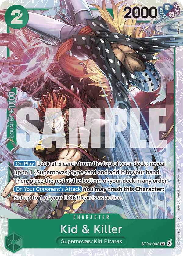 Kid & Killer #ST24-002 — GREEN Jewelry Bonney - ST-24