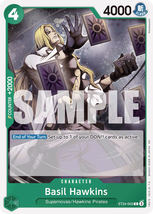 Basil Hawkins #ST24-003 — GREEN Jewelry Bonney - ST-24
