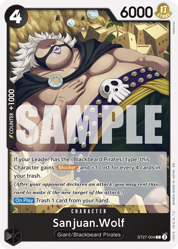 Sanjuan.Wolf #ST27-004 — BLACK Marshall.D.Teach - ST-27