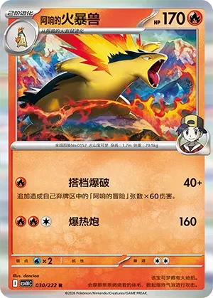 Ethan's Typhlosion CSV10 030