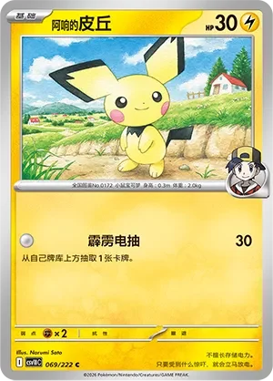Ethan's Pichu CSV10 069
