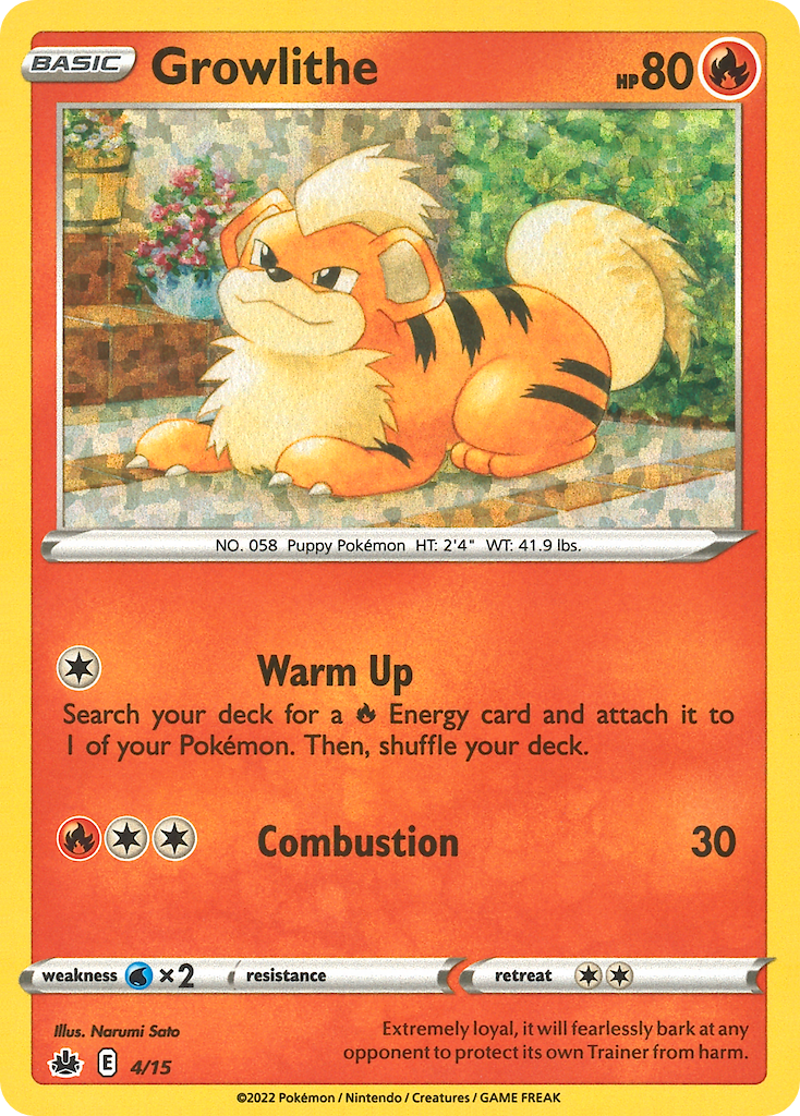 Growlithe #4 — McDonald's Match Battle 2022