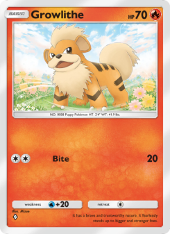 Growlithe A1 039