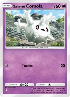 Galarian Corsola A4A 034