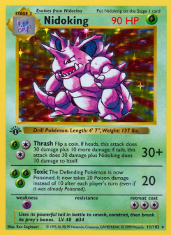 Nidoking BASE1 11