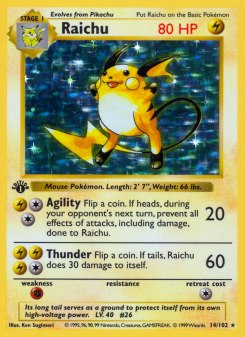 Raichu BASE1 14