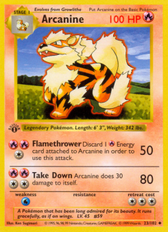 Arcanine BASE1 23