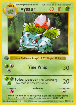 Ivysaur BASE1 30