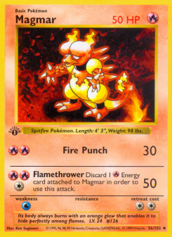 Magmar BASE1 36
